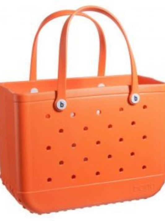 Beach Bag Satchel Shopping Bag Pet Basket Shoulder Outdoor Eva Pure Color Hole Bag Bogg American Jelly Fashion - Jaazi Intl