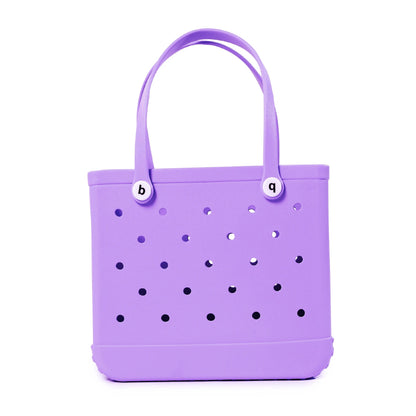 Beach Bogg Bag Rubber Tote Bag Waterproof Travel Bag for Women Washable Tote Bag Handbag For Sports Beach Market Pool - Jaazi Intl