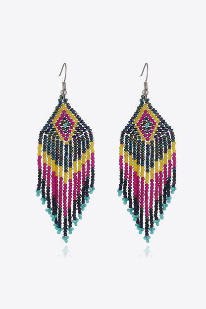 Beaded Dangle Earrings - Jaazi International