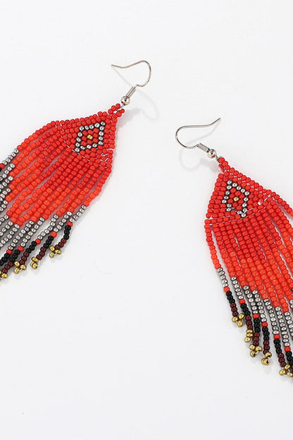 Beaded Dangle Earrings - Jaazi International