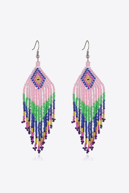 Beaded Dangle Earrings - Jaazi International