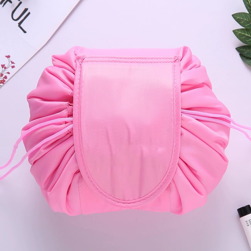 Bean Bag Drawstring Cosmetic Bag Travel Portable Toiletries Cosmetics Bag Large Capacity Multifunctional Business Trip Travel Supplies - Jaazi Intl