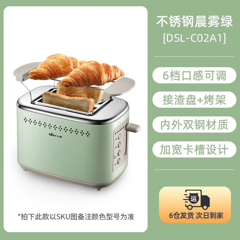 Bear Toaster Household Multi - Function Breakfast Maker Small Toaster Heating Automatic Sandwich Toaster - Jaazi Intl