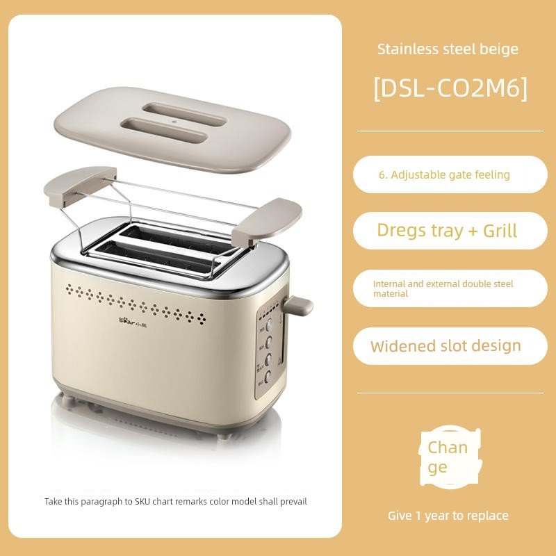 Bear Toaster Household Multi - Function Breakfast Maker Small Toaster Heating Automatic Sandwich Toaster - Jaazi Intl