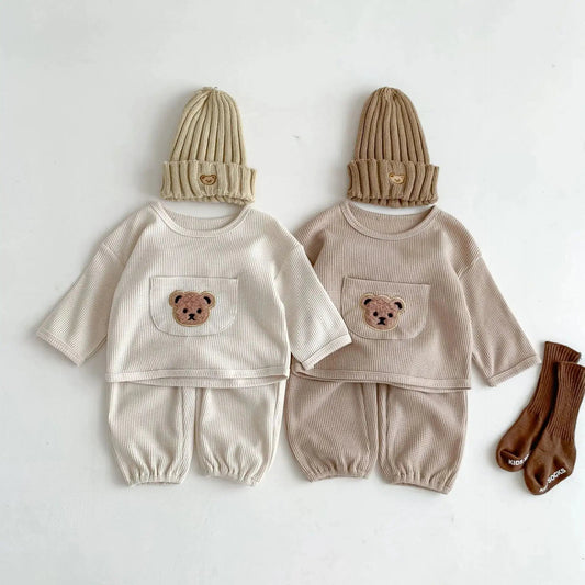 Bear Waffle Toddler Set - Jaazi Intl