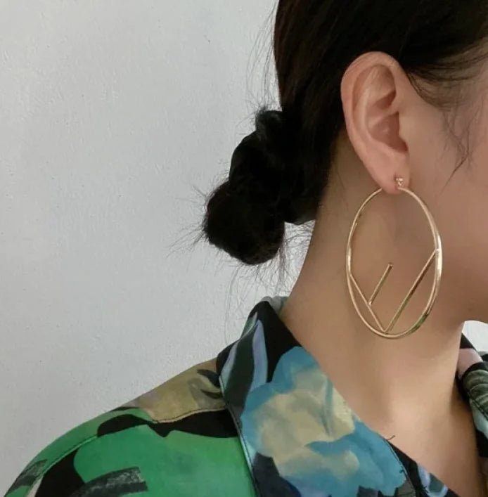 Big Circle Exaggerated Earrings - Jaazi Intl