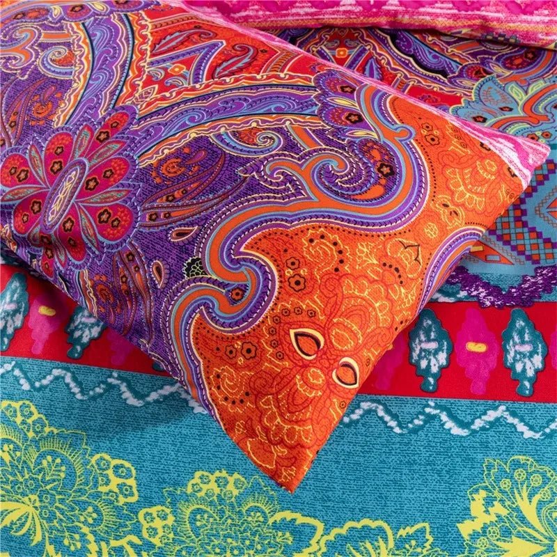 Bohemian Style Duvet Cover Sets Single/Twin/Queen/King Size - Jaazi Intl