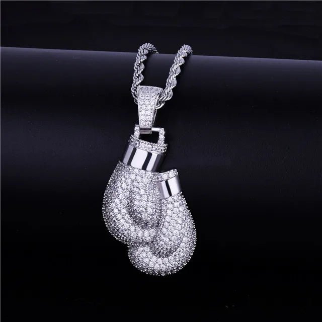 Boxing Gloves Pendant Necklace - Jaazi Intl