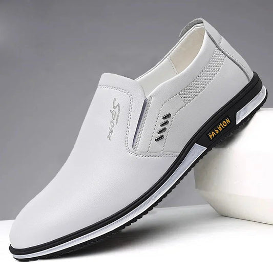 Brand Leather Shoes for Men Designer Loafers High Quality Adult Moccasins Men Driving Shoes Male Footwear Men's Formal Shoes - Jaazi Intl