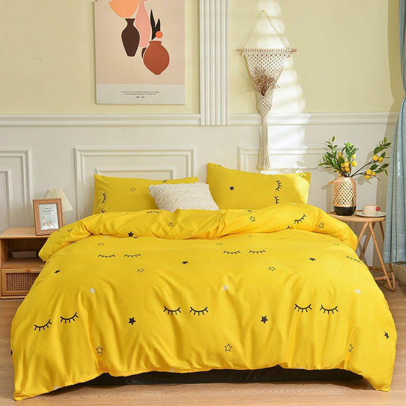 Brushed Single Duvet Cover Student Dormitory Quilt Cover Bedding - Jaazi Intl