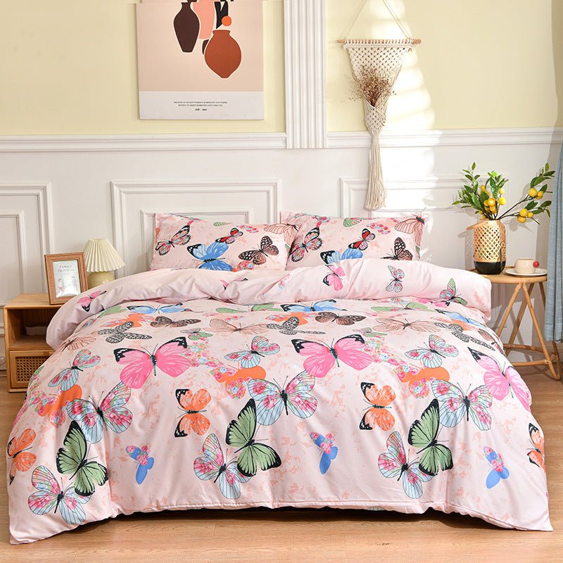 Brushed Single Duvet Cover Student Dormitory Quilt Cover Bedding - Jaazi Intl