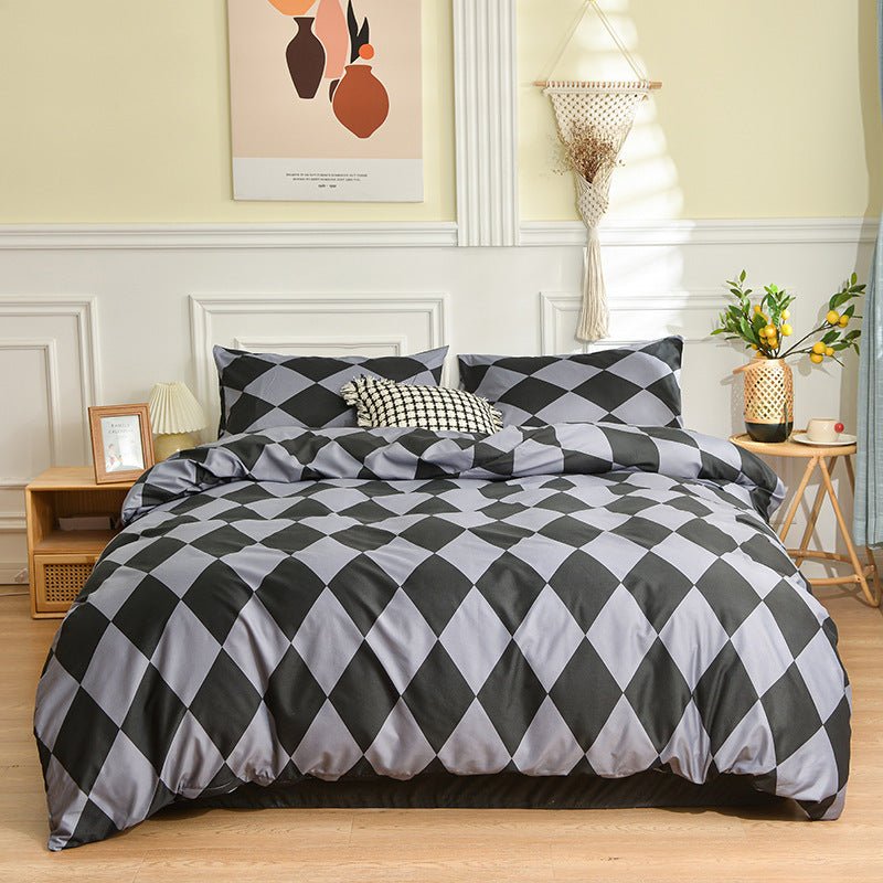 Brushed Single Duvet Cover Student Dormitory Quilt Cover Bedding - Jaazi Intl