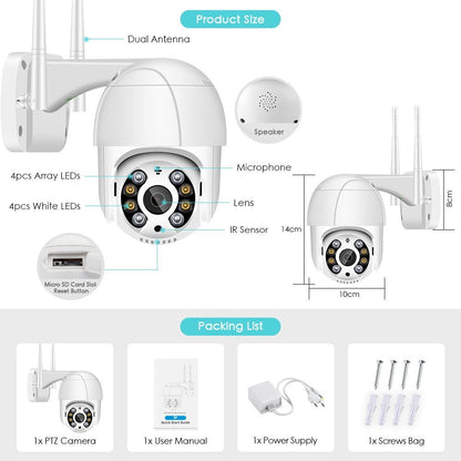 Cameras Security 360/ 4K - Jaazi Intl