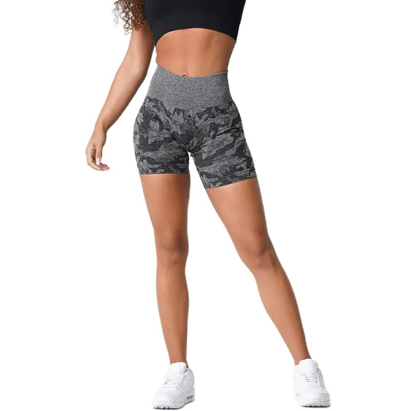 Camo Seamless Shorts - Jaazi Intl