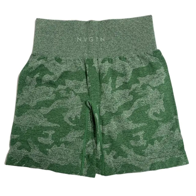 Camo Seamless Shorts - Jaazi Intl