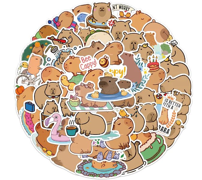 Capybara Sticker Decoration - Jaazi Intl