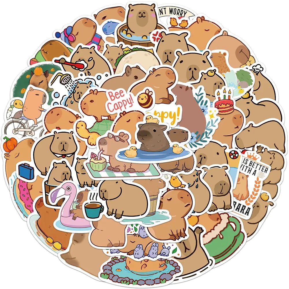 Capybara Sticker Decoration - Jaazi Intl