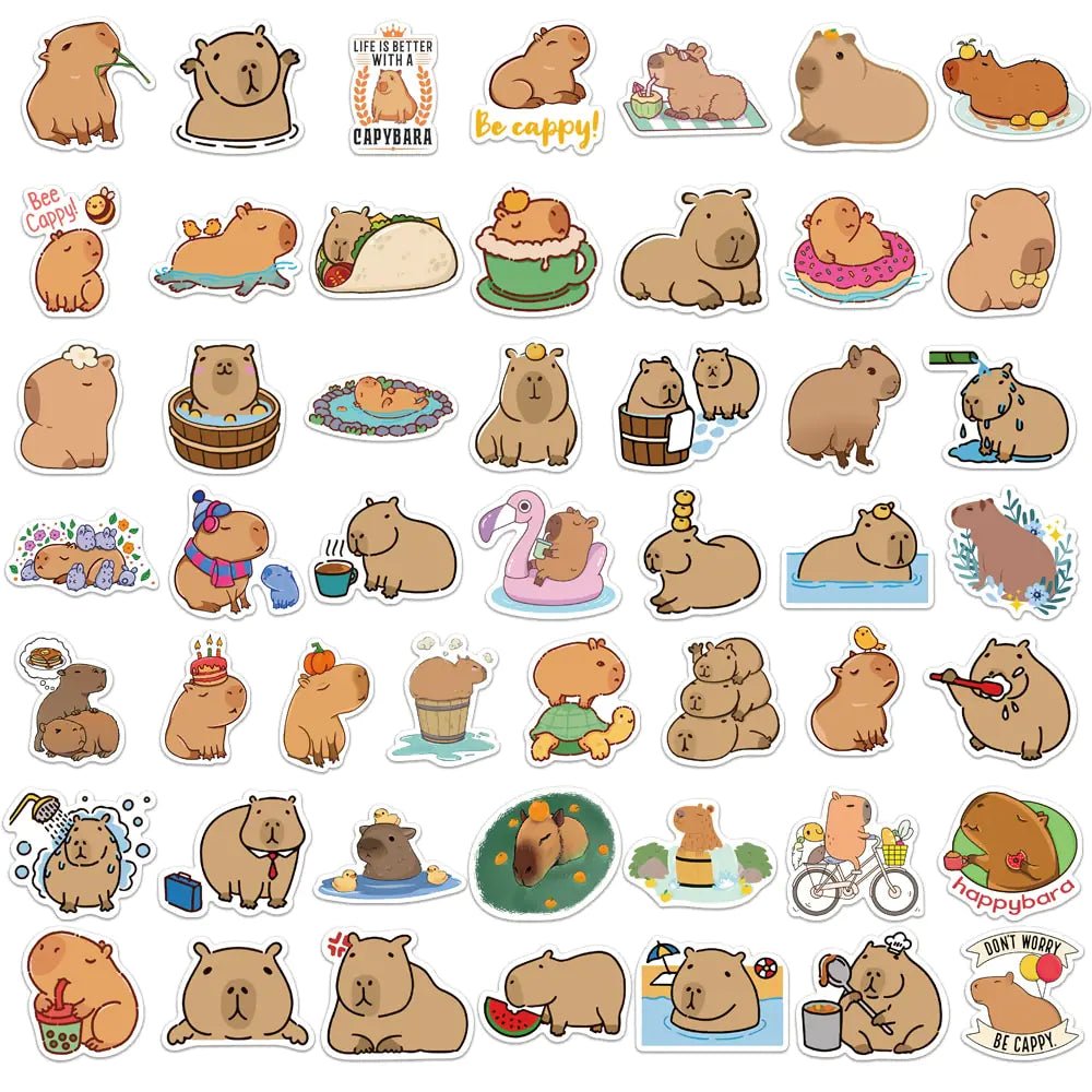 Capybara Sticker Decoration - Jaazi Intl