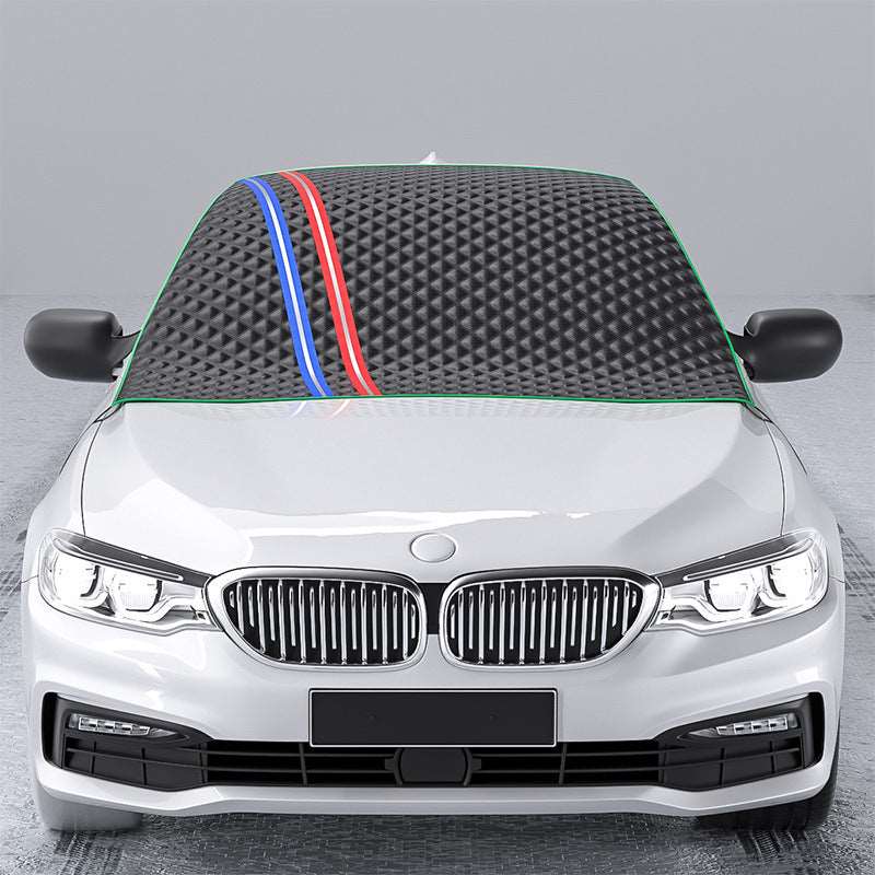 Car Sun Shade Half Car Cover Winter Anti-freezing Rain Frost Sun Block And Dustproof Sunshade Half-length Car Cover Snow Cover - Jaazi Intl