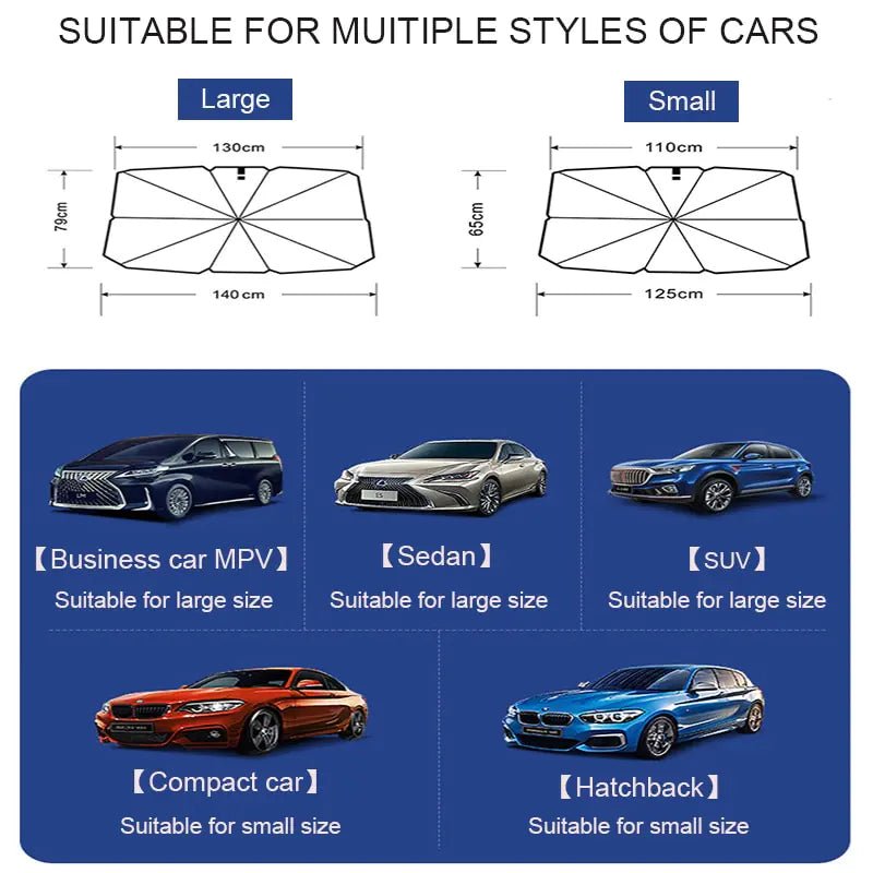 Car Sunshade Umbrella - Jaazi Intl