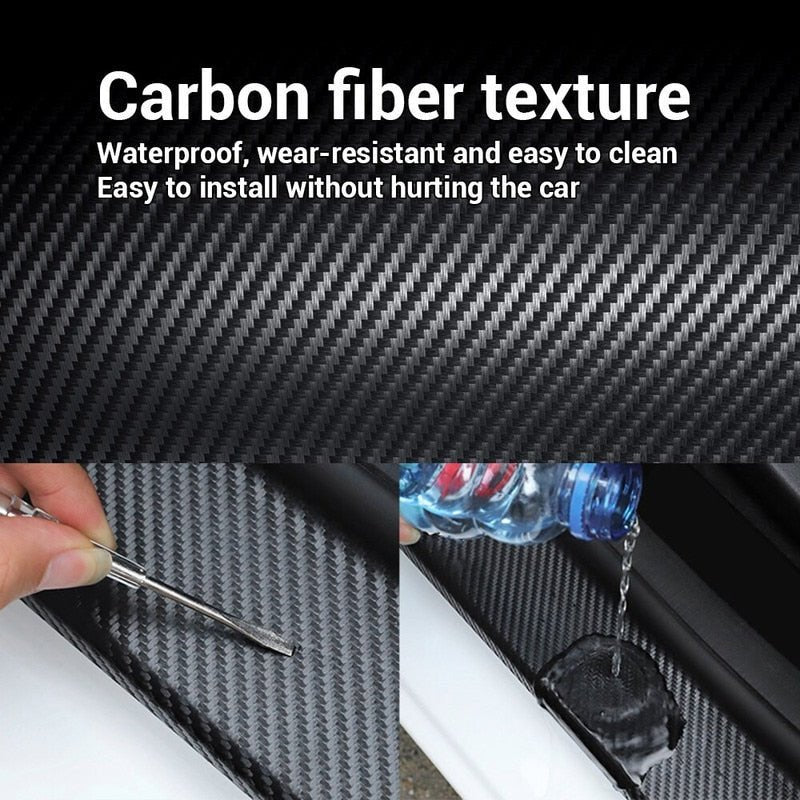 Carbon Fiber Car Sticker Protector - Jaazi Intl