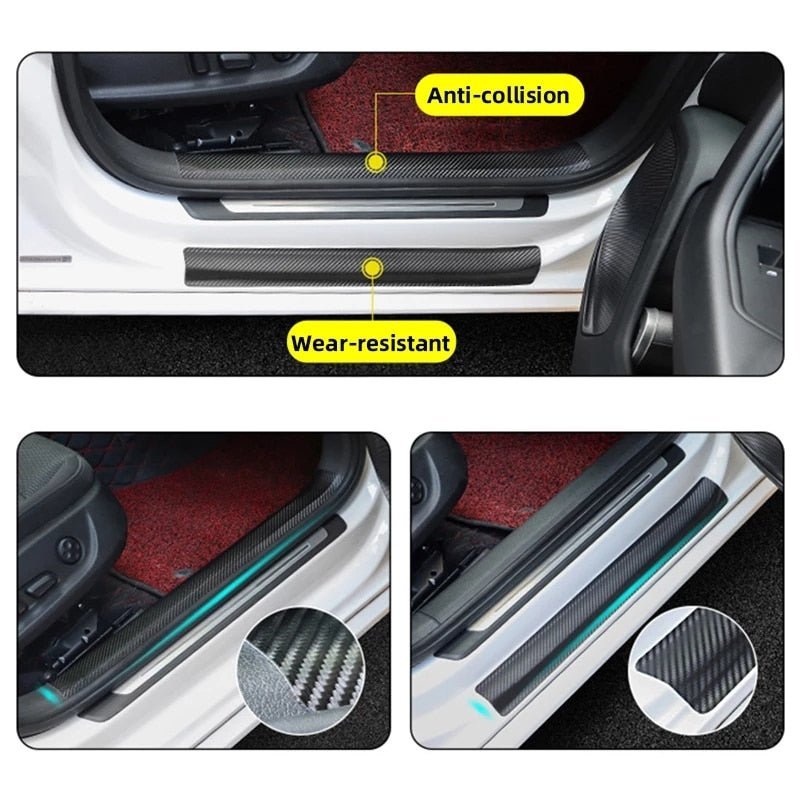 Carbon Fiber Car Sticker Protector - Jaazi Intl