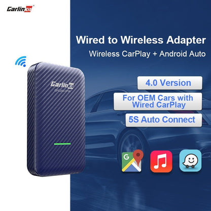 Carlinkit Car Easy To Apply Wireless Androidauto + Carplay Original Car Screen Car Navigation Box - Jaazi Intl