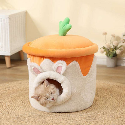 Cartoon Dual-purpose Milk Tea Cup Cat Litter Fully Enclosed - Jaazi Intl