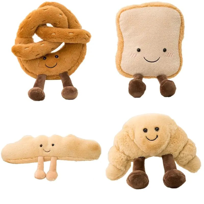 Cartoon Figure Bread Plush Toy - Jaazi Intl