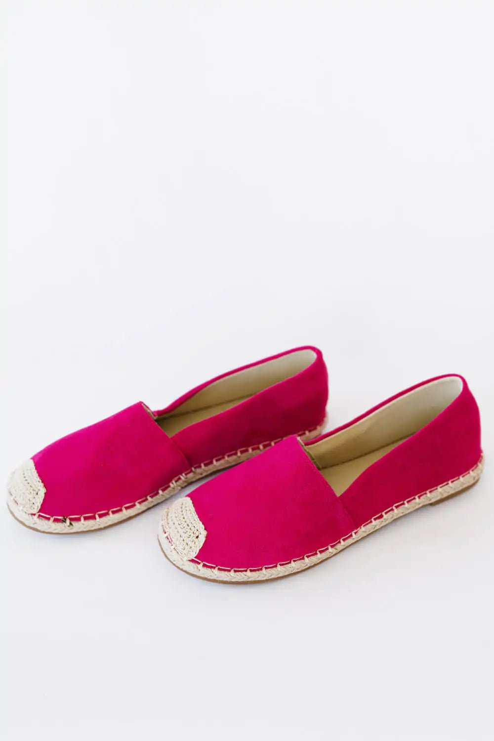 Casual Fuchsia Espadrille Shoes - Jaazi Intl