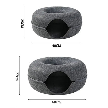 Cat Donut Bed - Jaazi Intl