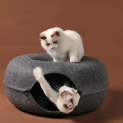 Cat Donut Bed - Jaazi Intl