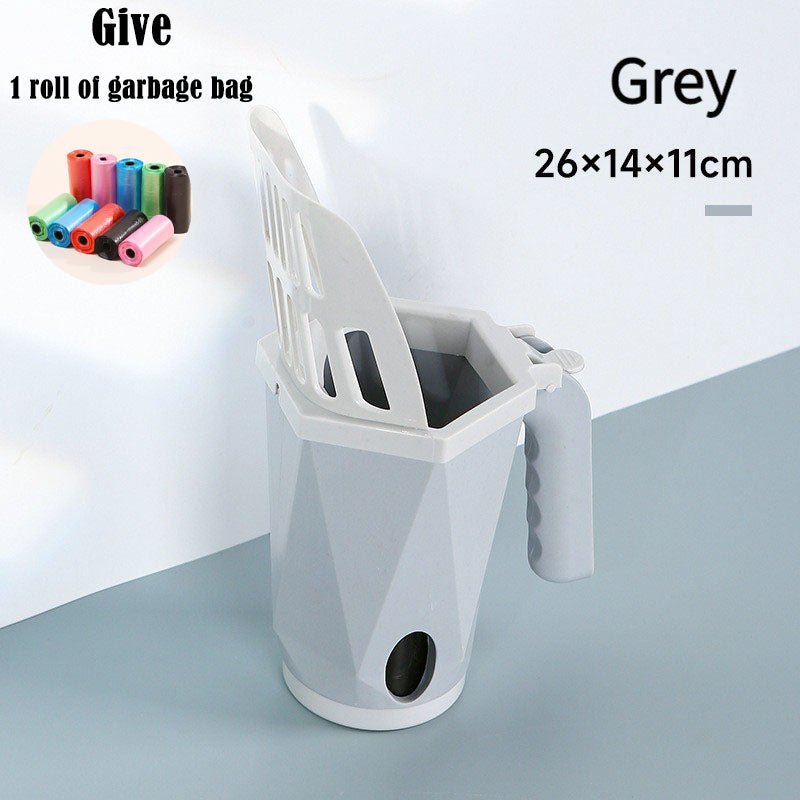 Cat Litter Shovel Self Cleaning Cats Litter Scooper Portable Cat Litter Box Kitten Toilet Cleaning Tool Pet Cat Supplies - Jaazi Intl