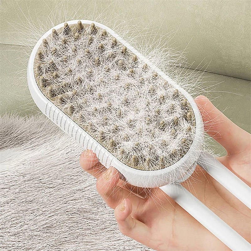 Cat Steam Brush Steamy Dog Brush 3 In 1 Electric Spray Cat Hair Brushes For Massage Pet Grooming Comb Hair Removal Combs Pet Products - Jaazi Intl