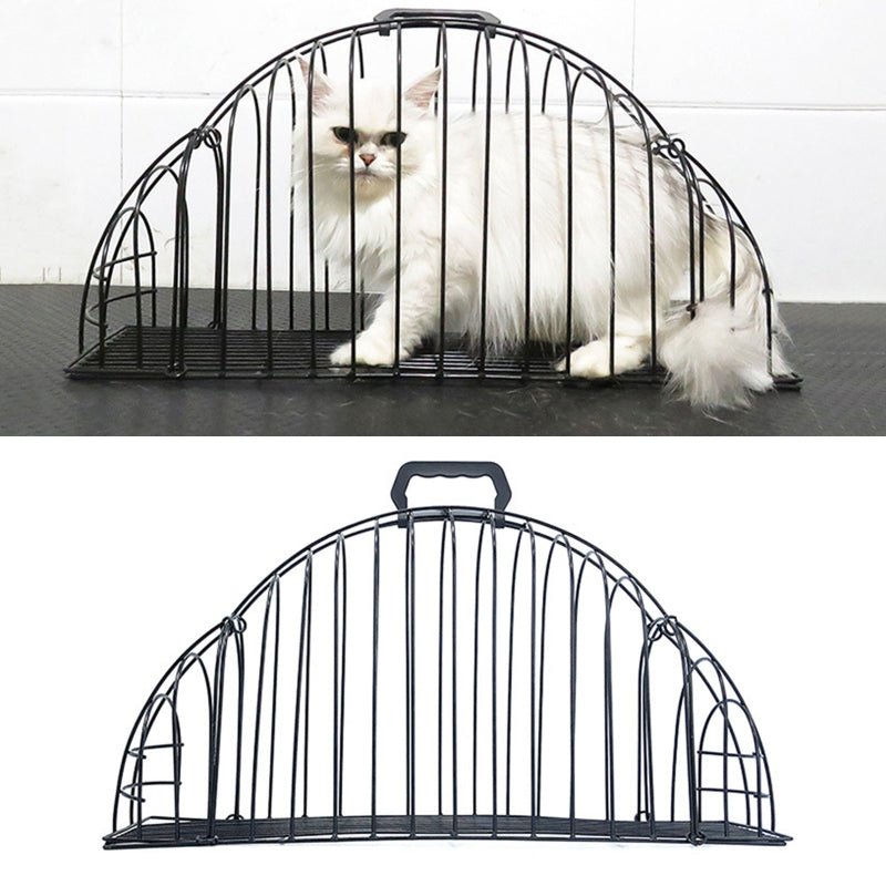 Cats Use A Bath And Transport Cage To Prevent Scratching - Jaazi Intl