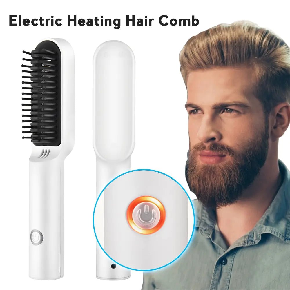 Ceramic Electric Hair Brush - Jaazi Intl