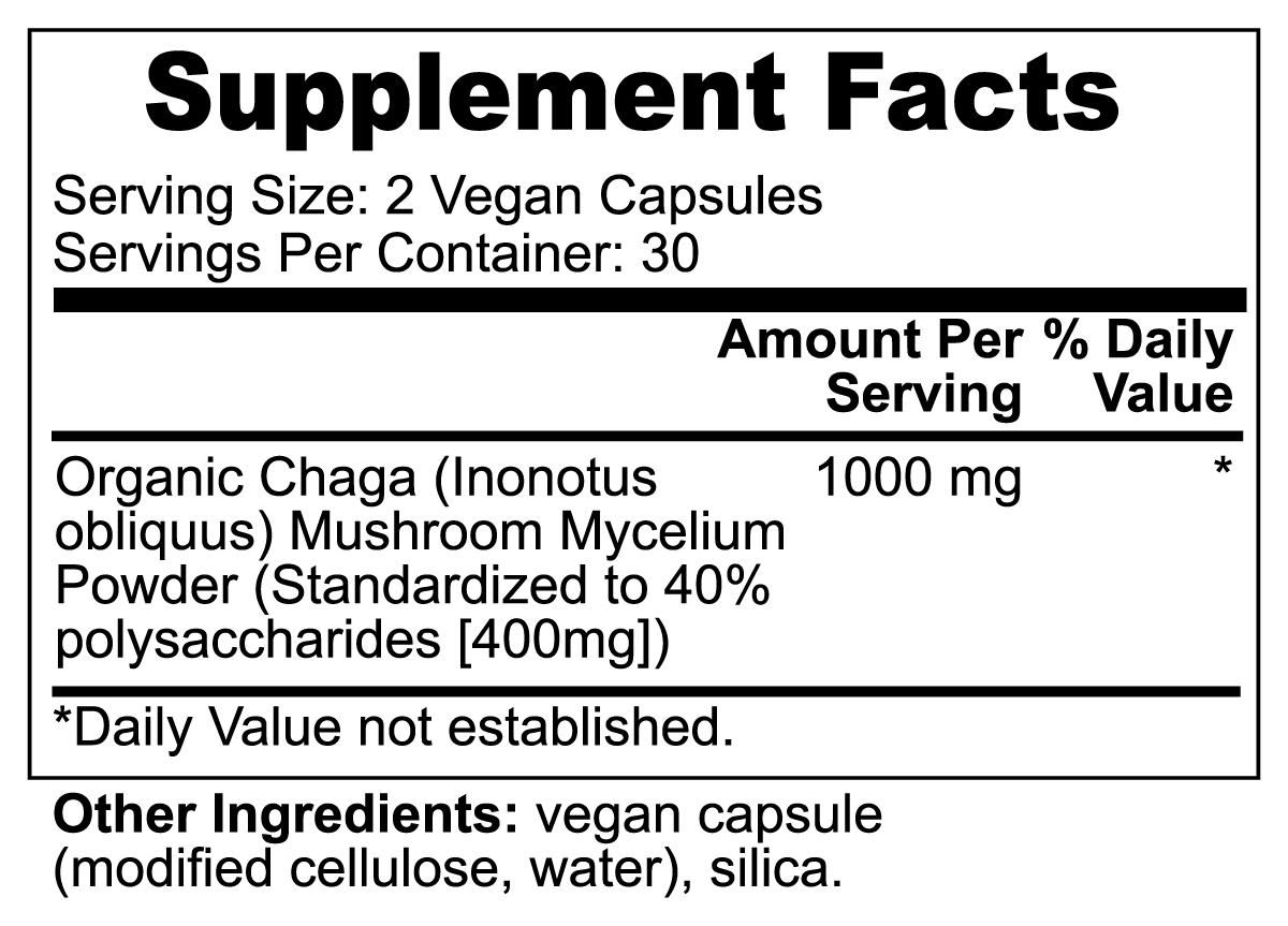 Chaga Mushroom - Jaazi Intl