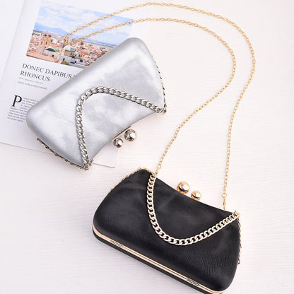 Chain Handbags Fashion Luxury Dress Party Dinner Bags For Women Crossbody Shoulder Bag - Jaazi Intl