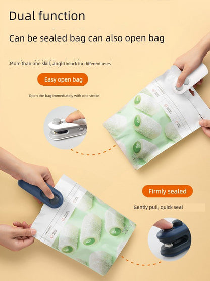 Charging Mini Food Freshness Protection Package Handy Gadget Sealing Machine - Jaazi Intl