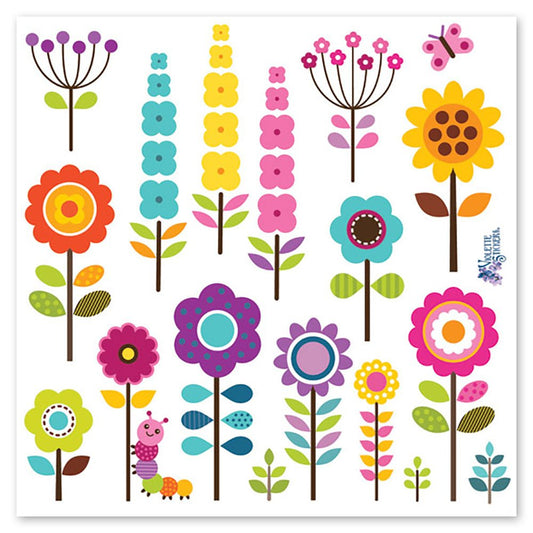 Cheery Flowers Stickers - Jaazi Intl