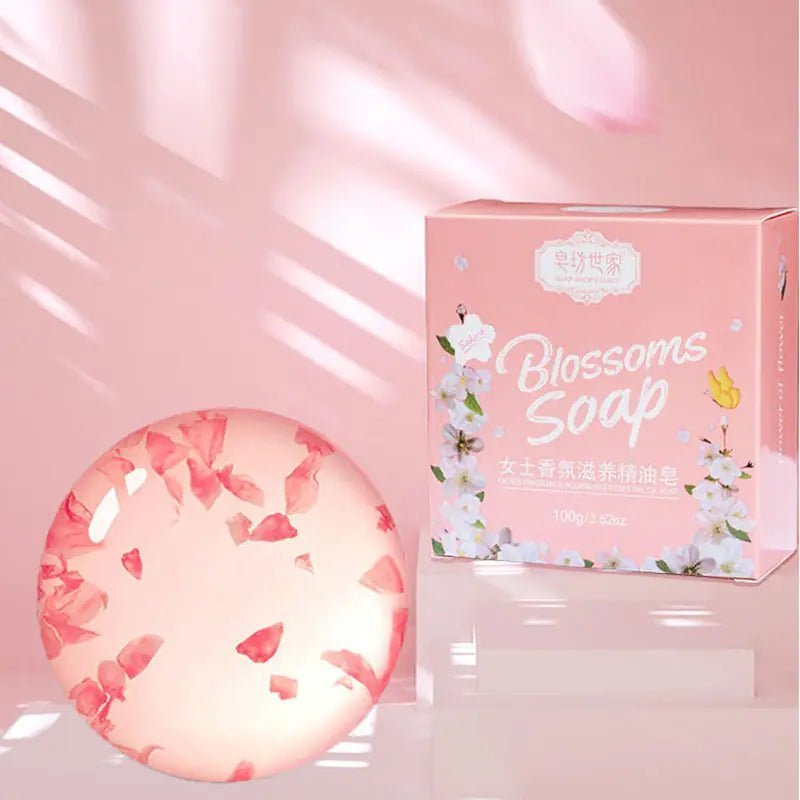 Cherry Blossom Petals Soap - Jaazi Intl