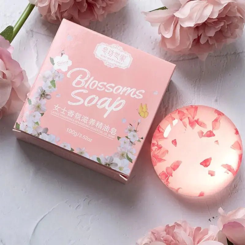 Cherry Blossom Petals Soap - Jaazi Intl