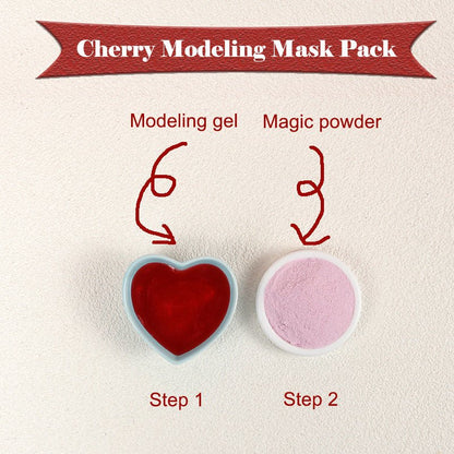 Cherry Flower Seaweed Mask Hydrating Jelly Glue Soft Mask Powder - Jaazi Intl