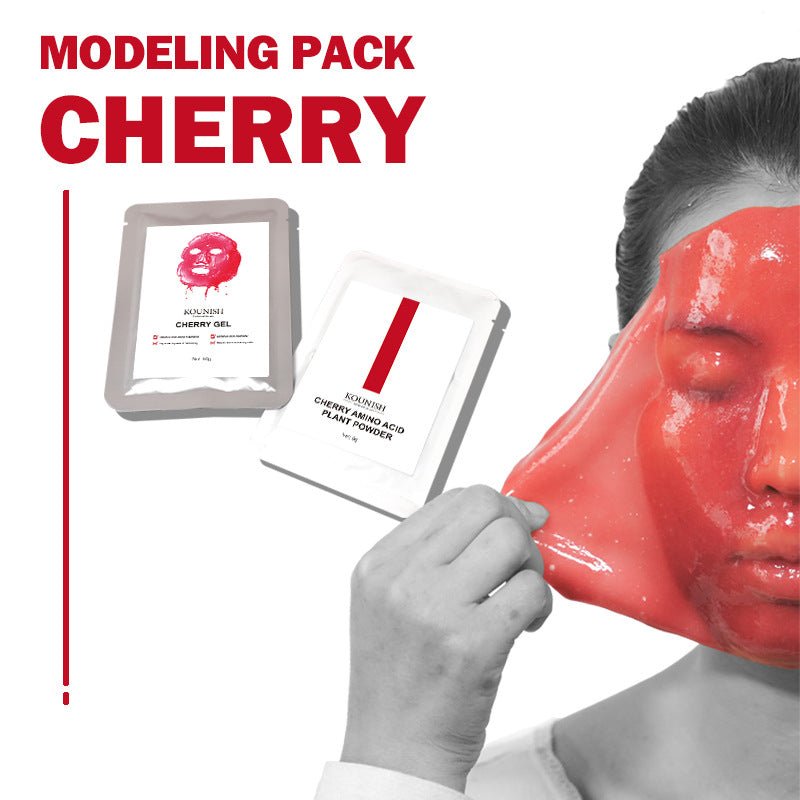 Cherry Flower Seaweed Mask Hydrating Jelly Glue Soft Mask Powder - Jaazi Intl