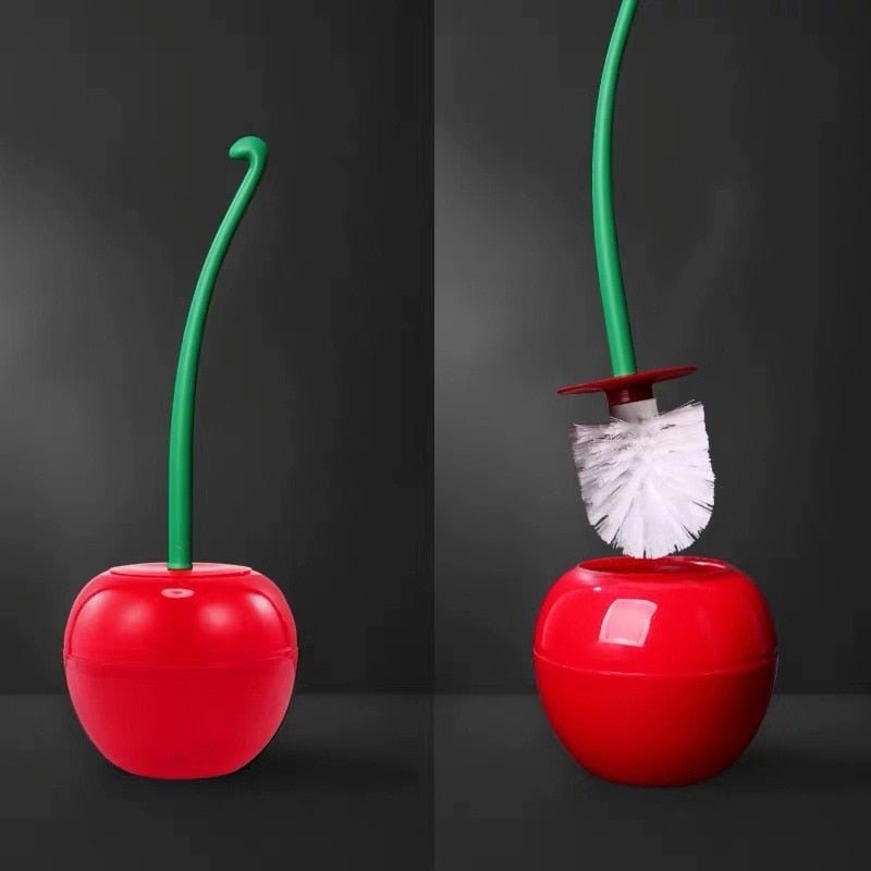 Cherry Shape Toilet Brush Holder Set - Jaazi Intl