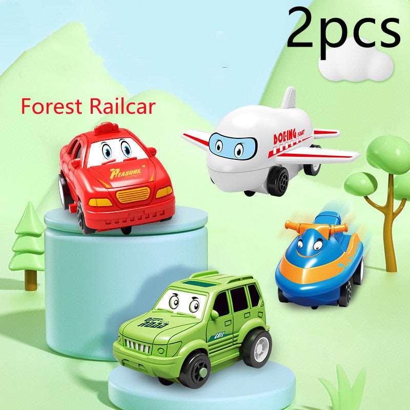 Children Puzzle Electric Railroad Speeder DIY Assembly Electric Car Automatic Rail City Scene Construction Education Toy Gift - Jaazi Intl