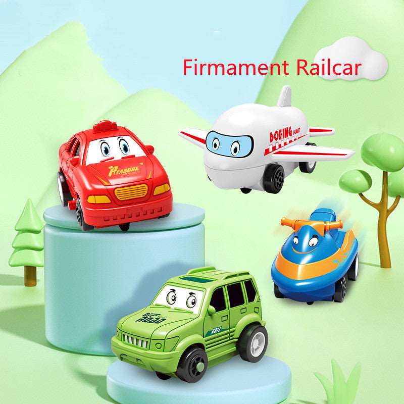 Children Puzzle Electric Railroad Speeder DIY Assembly Electric Car Automatic Rail City Scene Construction Education Toy Gift - Jaazi Intl