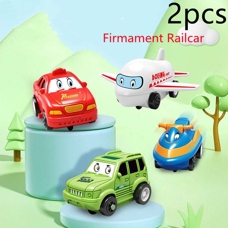 Children Puzzle Electric Railroad Speeder DIY Assembly Electric Car Automatic Rail City Scene Construction Education Toy Gift - Jaazi Intl