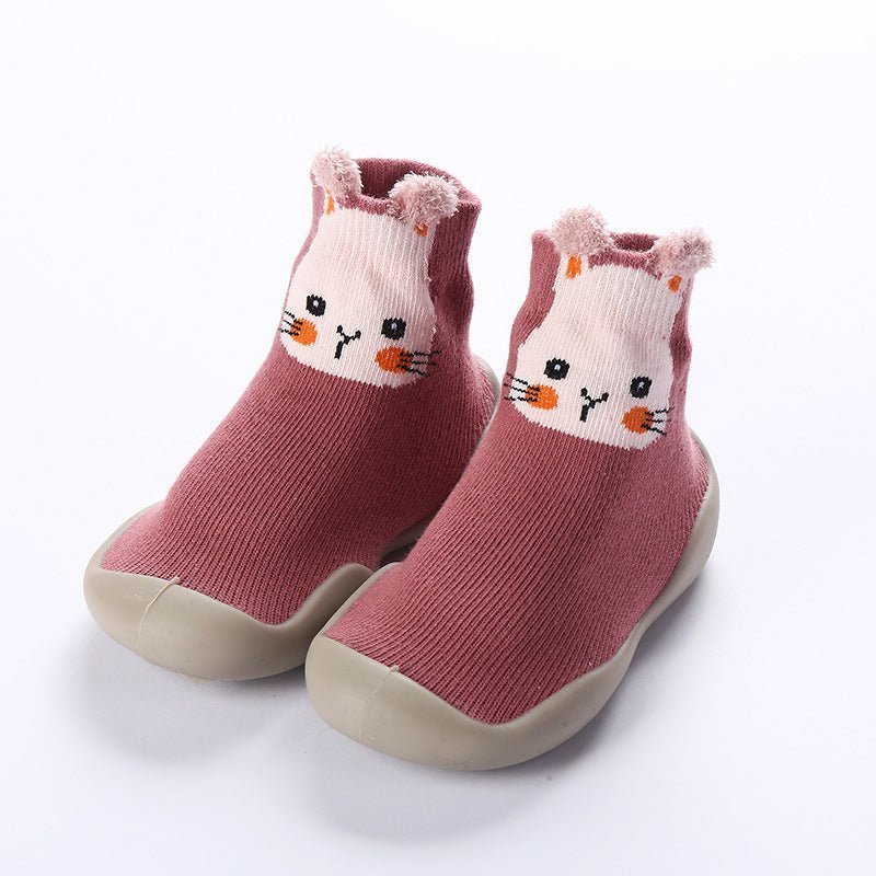 Children&#039;s Floor Socks Infant Silicone Soft Bottom Floor Shoes Boys And Girls Baby Indoor Non - slip Toddler Shoes - Jaazi Intl