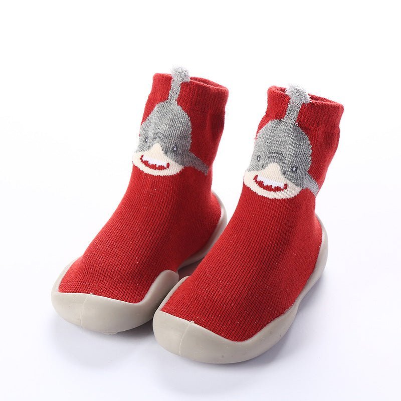 Children&#039;s Floor Socks Infant Silicone Soft Bottom Floor Shoes Boys And Girls Baby Indoor Non - slip Toddler Shoes - Jaazi Intl